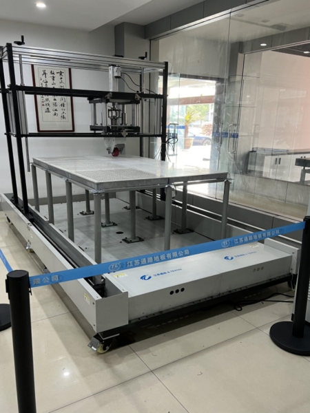 Roll loading test machine