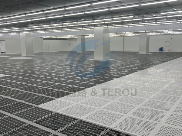 Panel de rejilla de aluminio y panel perforado